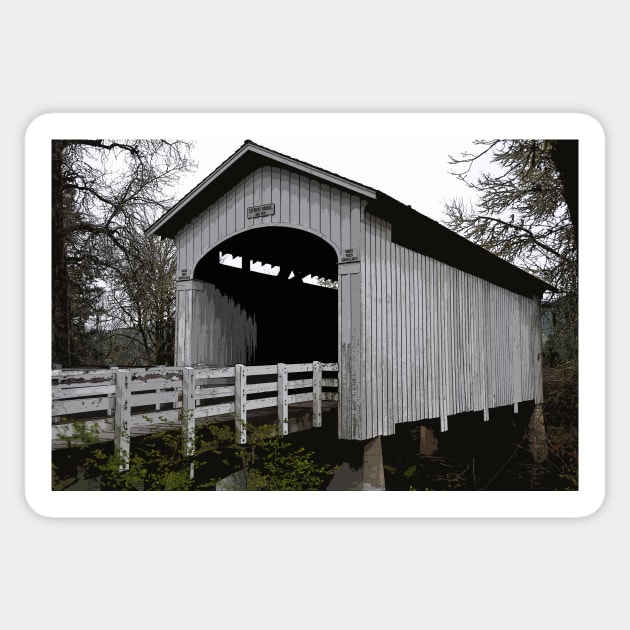 Stewart Bridge Sticker by KirtTisdale